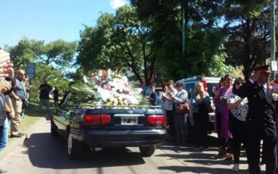 Bomberos dieron el último adiós a Jorge García