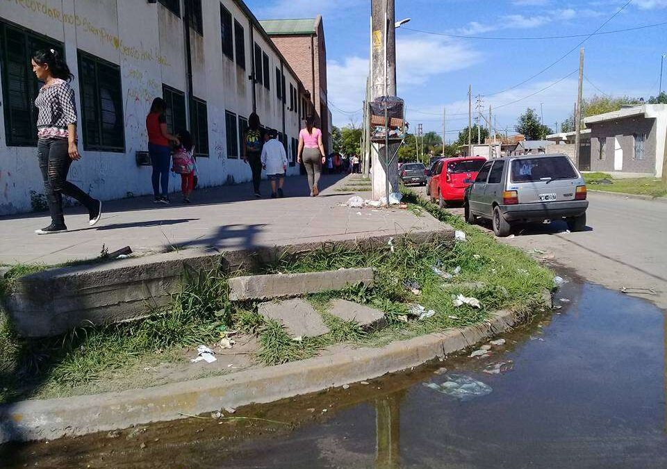 Dramático estado de Abandono de la escuela Nº6