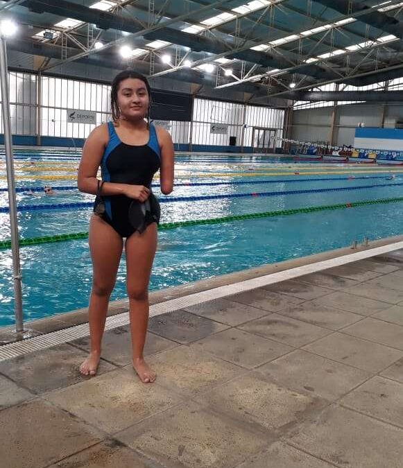 Una varelense en la  Selección Nacional de natación adaptada