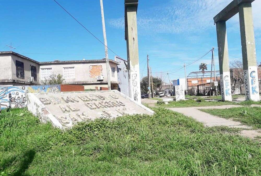 Entrada al barrio San Jorge en el olvido