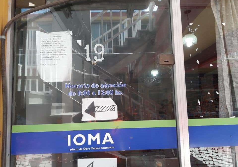 IOMA Varela le debe a Edesur y no atiende al público