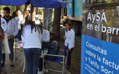 Aysa: Tareas de Emergencia