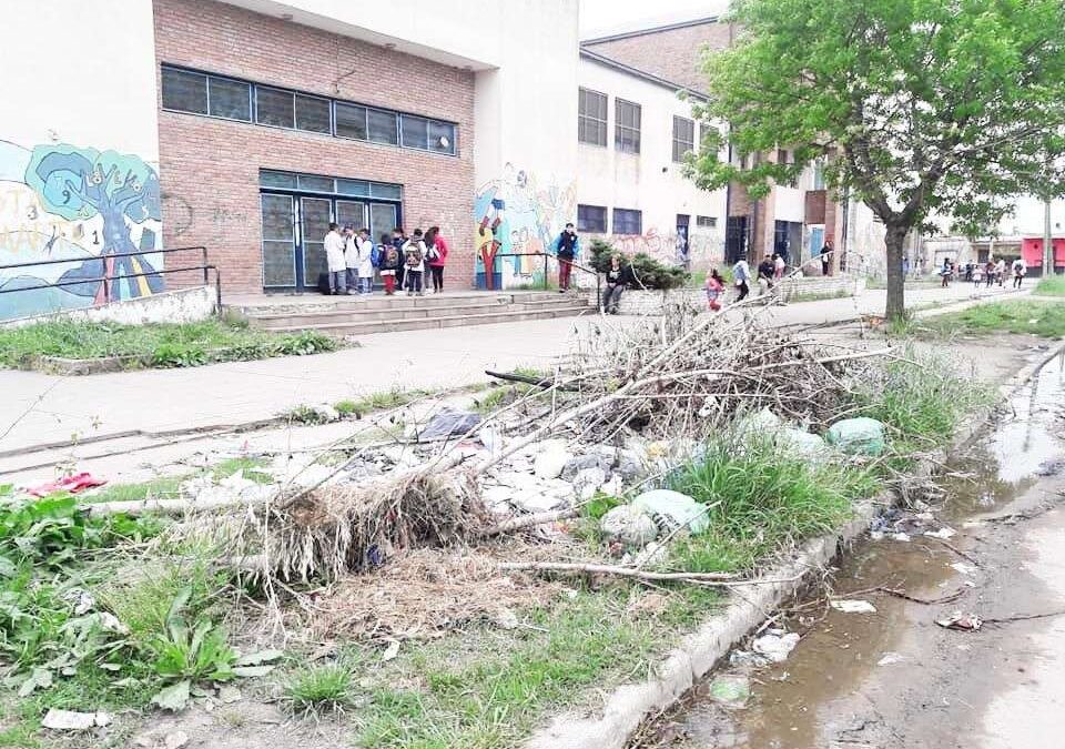 El estado deplorable de las  instituciones escolares en Don Orione  le ponen freno a la calidad educativa