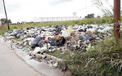 La calle La Huella también tiene  su basurero donde arrojan hasta animales muertos