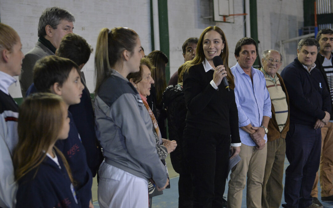 MARÍA EUGENIA VIDAL ANUNCIÓ LA TARIFA SOCIAL DE ELECTRICIDAD PARA CLUBES DE BARRIO