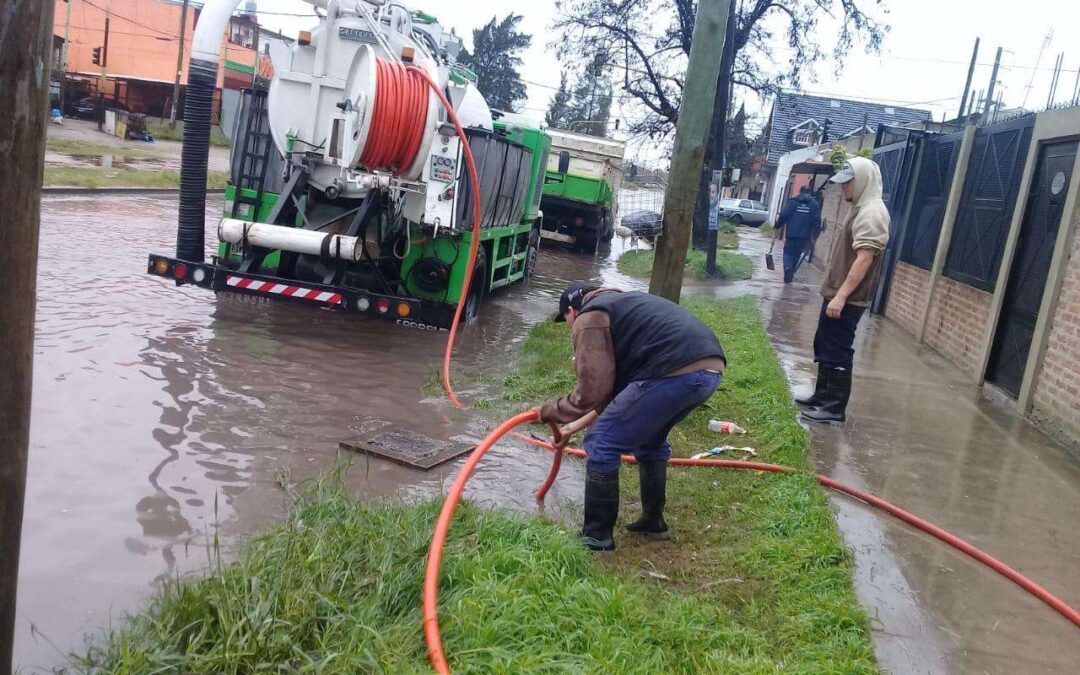 El Municipio continúa realizando  trabajos por el temporal