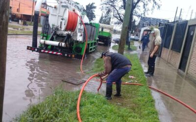 El Municipio continúa realizando  trabajos por el temporal