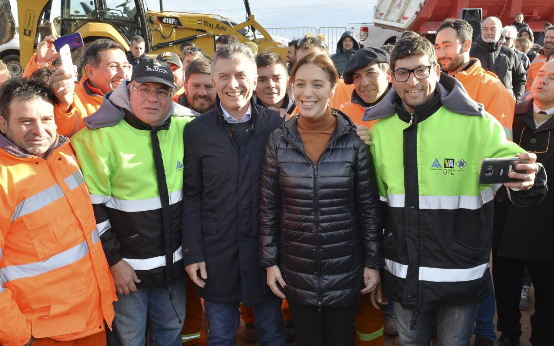 VIDAL ACOMPAÑÓ A MACRI EN UNA RECORRIDA POR LA OBRA DE LA RUTA 3: “DURANTE 20 AÑOS PIDIERON ESTA AUTOPISTA Y HOY EMPIEZA A SER UNA REALIDAD”