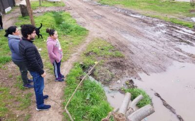 ALANIZ y RECORRIÓ HOY LOS PILARES, 9 DE JULIO Y MAYOL