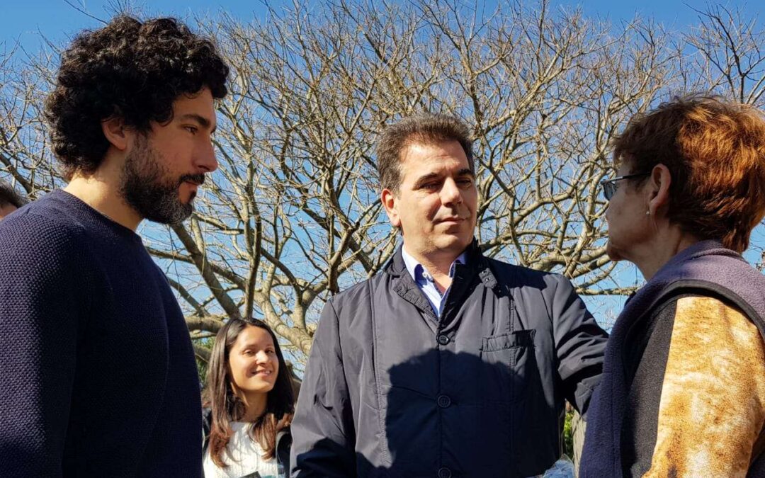 PABLO ALANIZ Y CRISTIAN RITONDO RECORRIERON VILLA VATTEONE