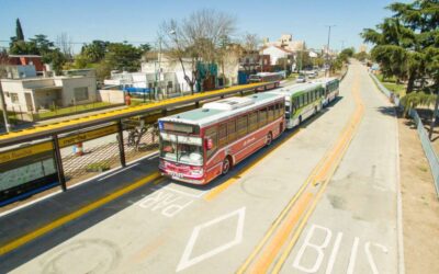 Se realizaron las pruebas de colectivos en el  metrobus  de Florencio Varela