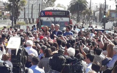 Macri y Vidal en Varela expresaron sus condolencias por el obrero que murió en el derrumbe