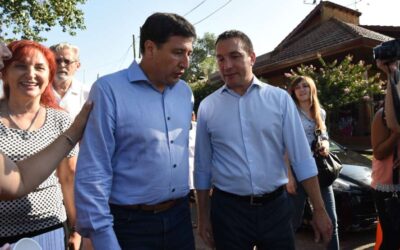 El ministro Arroyo y Watson  visitaron el operativo de Tarjetas AlimentAR
