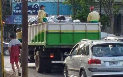 Servicio de recolección de residuos durante el feriado