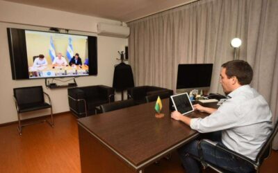 Andrés Watson participó de videoconferencia con Alberto Fernández