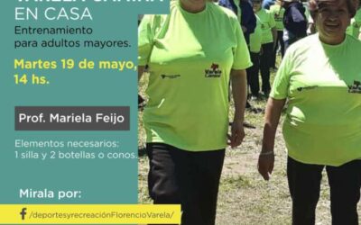 Varela Camina: entrenamiento para adultos mayores online y en vivo