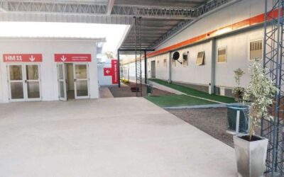 Avanzan trabajos finales para el hospital modular de emergencias