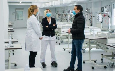 Comenzó a funcionar el hospital modular para atender pacientes con Covid-19 en el distrito