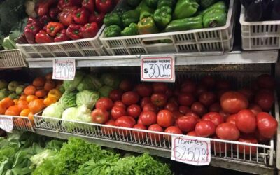 Octubre, las frutas y verduras por las nubes en Varela: 1 kilo de morrón cuesta $400