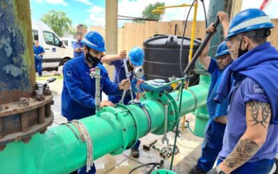 AySA finalizó trabajos para mejorar el servicio de agua en Florencio Varela