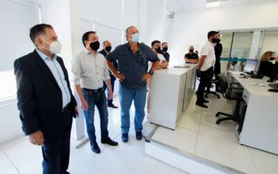 Berni y Watson recorrieron el Centro de Protección Ciudadana