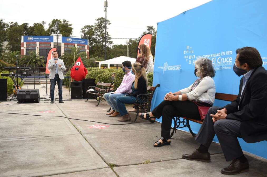 Watson en la conmemoración por el Día Nacional del Donante Voluntario de Sangre