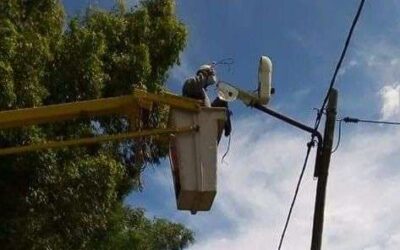 Trabajos de reparación de luminarias