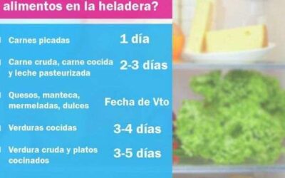 Higiene y conservación de los alimentos para prevenir enfermedades