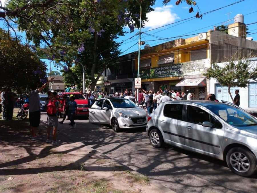 Despidieron con una caravana al  barrabrava  del Defensa asesinado en confuso episodio