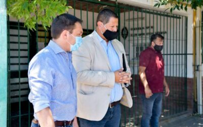 Watson verificó importante obra de acceso a la Escuela Primaria Nº16