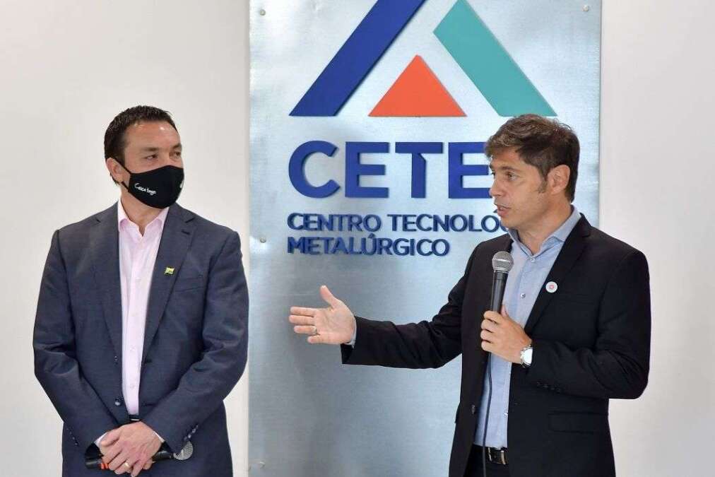 Kicillof y Watson anunciaron un proyecto de ampliación del Centro Tecnológico Metalúrgico en Florencio Varela