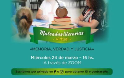 Mateadas Literarias, encuentro de lectura y reflexión