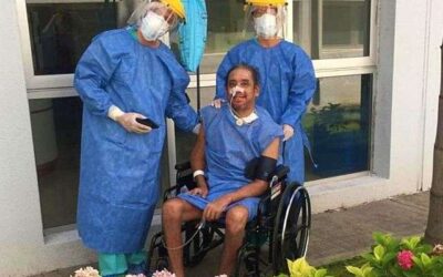 Raúl luchó seis meses en una cama de terapia contra el COVID-19 y le ganó