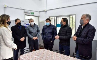 Funcionarios recorrieron el restaurado Centro de Desarrollo Infanto-Juvenil “Con-Vivencia”