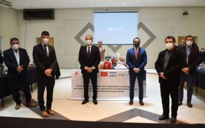 El gobierno de Turquía donó equipamiento sanitario: Watson prometió transformar a Varela en una  ciudad Cardioprotegida