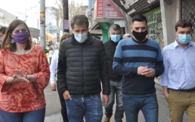 Facundo Manes visitó Florencio Varela para respaldar la lista encabezada por Albornoz y Velo