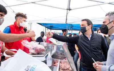 Larroque y Watson  recorrieron un operativo integral de atención en San Rudecindo