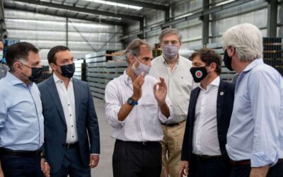 Kicillof y Watson se reunieron con empresarios en el Parque Industrial y Tecnológico