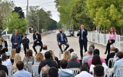 Katopodis y Watson  inauguraron la Av. Juana Azurduy, importante camino productivo local