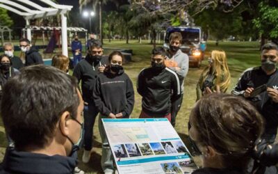 Instalaron más de 2700 luces LED en todo el distrito