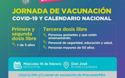 Coronavirus: Nuevas jornadas de vacunación