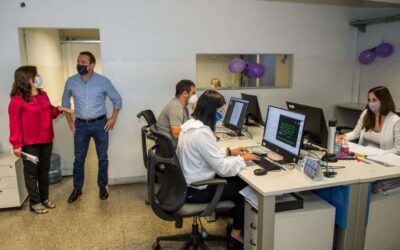 Andrés Watson verificó el funcionamiento de la Unidad Distrital de Apoyo a la Inclusión en ANSES