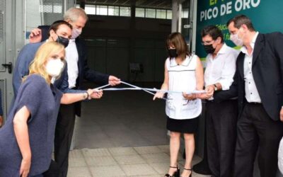 Jaime Perczyk, Alberto Sileoni y Andrés Watson inauguraron el SUM de la Primaria Nº41