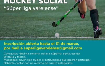 Abre la inscripción para la Súper Liga Varelense de Hockey