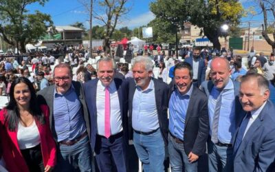 Julio Pereyra acompañó al Presidente en su visita al municipio de Malvinas Argentinas