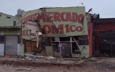 Una cola de tornado dejó un herido  y más de 10.000 usuarios sin luz: Varela está “en emergencia”