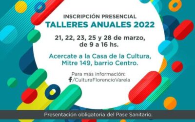 Cultura: abren la inscripción a los talleres anuales 2022