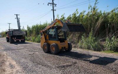 Andrés Watson supervisó las tareas para la rehabilitación de caminos rurales