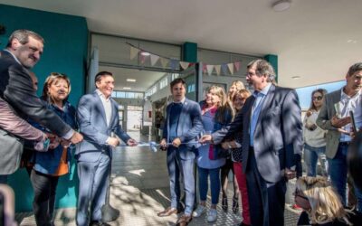 Andrés Watson y Axel Kicillof inauguraron el Jardín de Infantes Nº947 en el barrio Las Alicias