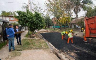 Supervisaron la rehabilitación de la red vial en San Emilio